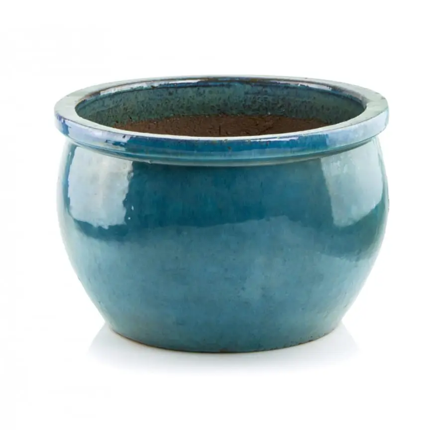 Donica ceramiczna misa turkusowa szkliwiona